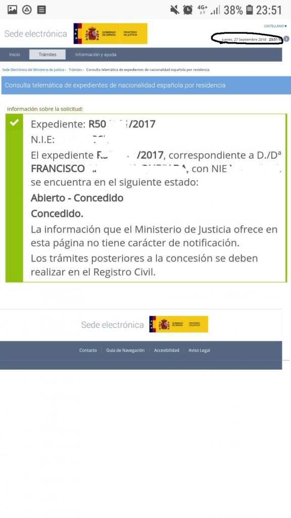 recurso contencioso nacionalidad