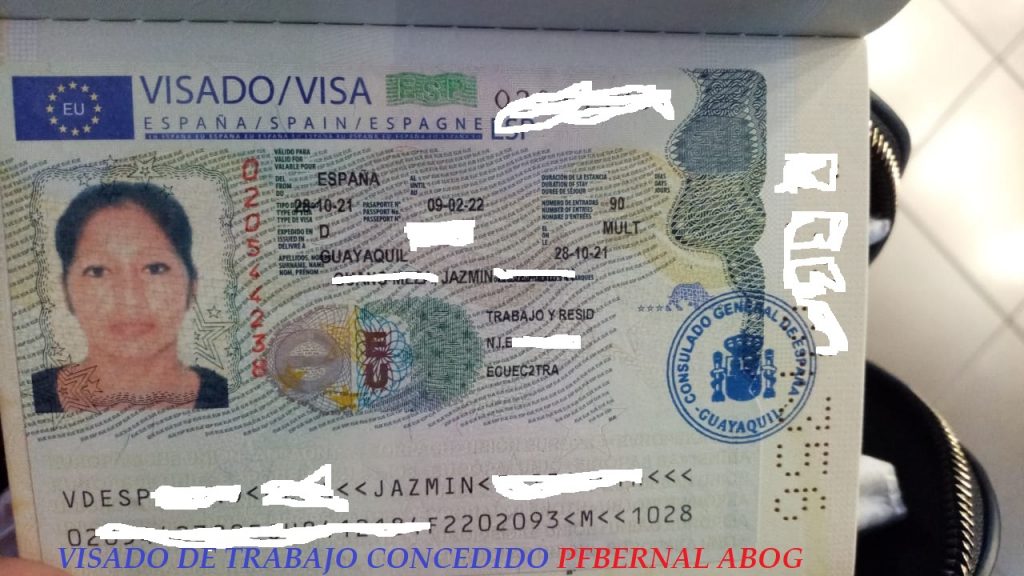 visado real schengen de trabajo PFBERNAL ABOGADOS